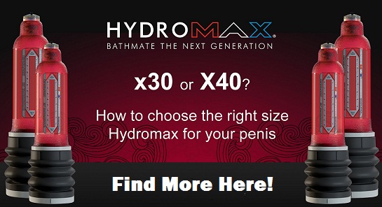 bathmate hydromax x30 vs x40 - comparison